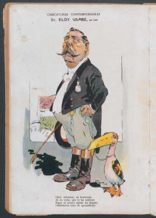 Sr. Eloy Udabe : Caricaturas contemporáneas