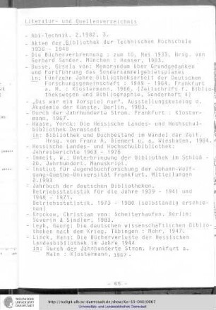 Literatur- und Quellenverzeichnis