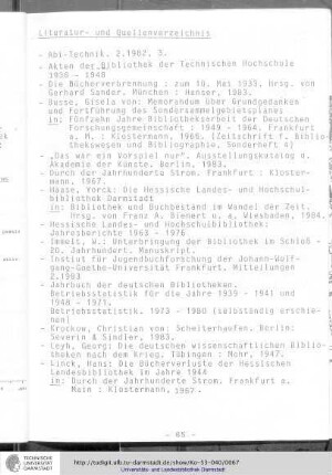 Literatur- und Quellenverzeichnis