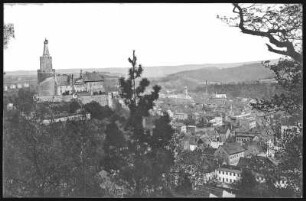 Weida. Schloss Osterburg und Stadt Weida