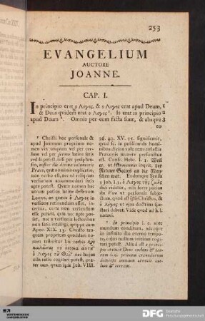 Evangelium Auctore Joanne.