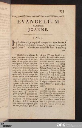 Evangelium Auctore Joanne.