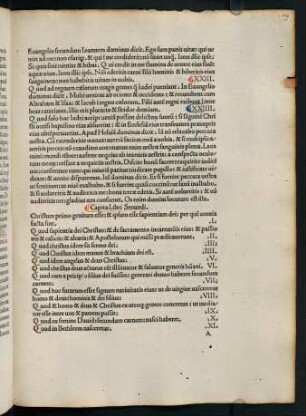 147r-147v, Capita Libri Secundi