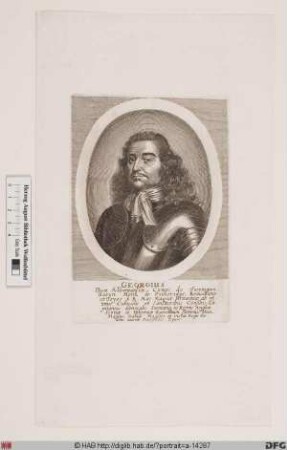 Bildnis George, Monck (Monk), 1660 1. Duke of Albemarle