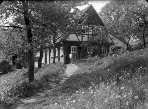 Schönberg bei Löbau? Wohnhaus. Gartenansicht