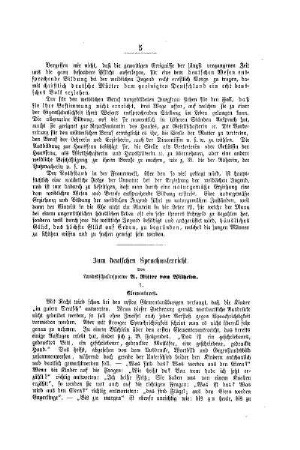 Zum deutschen Sprachunterricht