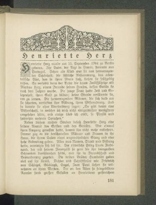 Henriette Herz