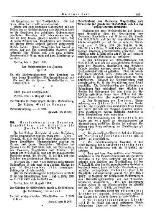 Beurlaubung von Beamten, Angestellten und Arbeitern für Zwecke der N.S.D.A.P. : [Amtlicher Teil]
