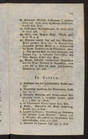 27-37, In Octavo