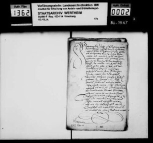 Anschlag der Reichssteuern zur Türkenhilfe in der Grafschaft Virneburg und Herrschaft Schleiden.