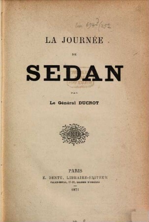 La journée de Sedan