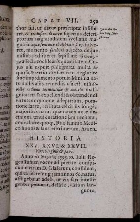 Historia XXV. XXVI. & XXVII. Viri, virginis & pueri