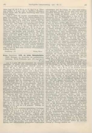 287-290 [Rezension] Niese, Benedictus, Kritik der beiden Makkabäerbücher