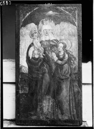 Kloster Lichtental Ölgemälde auf Holz Anna Selbdritt (16. Jahrhundert)