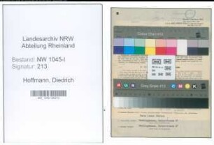 Entnazifizierung Diedrich Hoffmann , geb. 07.01.1906 (Arbeiter)