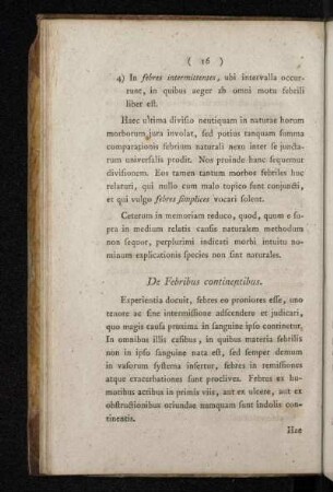 De Febribus continentibus.