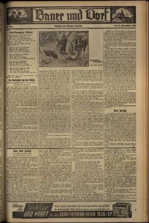 Vierte Ausgabe vom Samstag, den 14. November 1936.