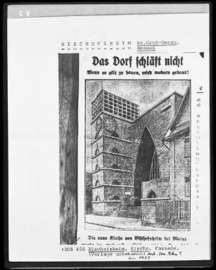 Das Dorf schläft nicht & Wenn es gilt zu bauen wird modern gebaut