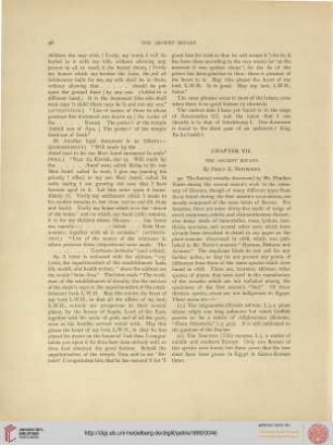 VII: The ancient botany (Percy E. Newberry)
