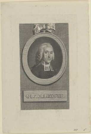 Bildnis des G. I. Zollikofer