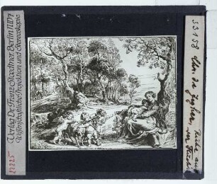 Jegher (nach Rubens), Ruhe auf der Flucht (Druck)