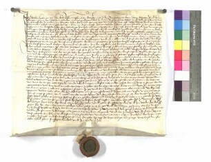 Volkart Heber genannt Heinkelin, reisiger Knecht; Siegel: Caspar Schenk von Winterstetten.