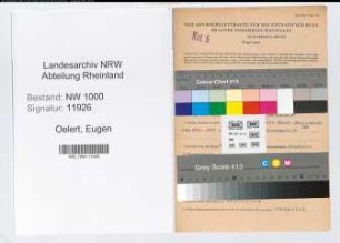 Entnazifizierung Eugen Oelert, geb. 29.11.1891 (Bankangest.)