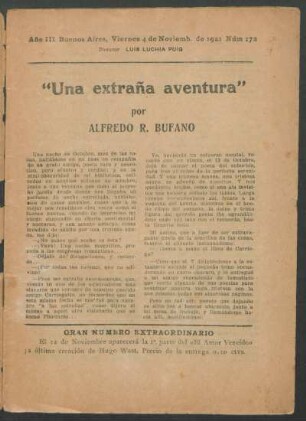 1921017200: Una extraña aventura