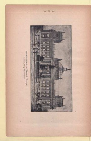 Reichstagsgebäude und Bismarck-Denkmal