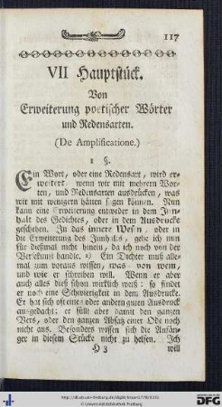 VII. Hauptstück.