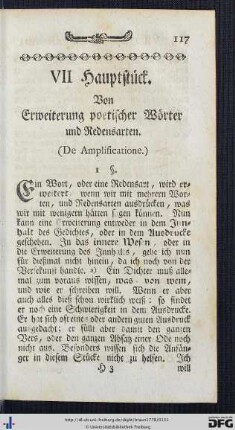 VII. Hauptstück.