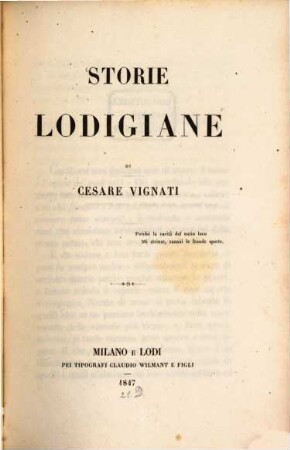 Storie Lodigiane