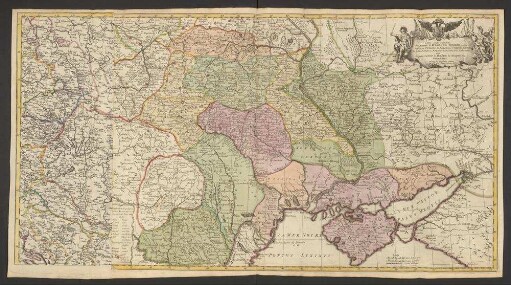 Carte exacte d'une Partie de L'Empire de Russie et de la Pologne meridionale : rensermant l'Ukraine, la Podolie, la Volhynie, la Russie la petite Pologne, la Mazovie, et une Partie de la Lithuanie avec la petite Tartarie la Moldavie la Valaquie et la Transylvanie