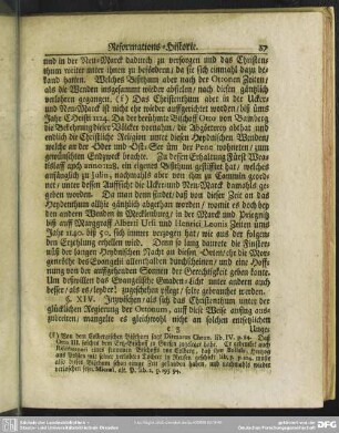 [§ XIV. Von der ersten heydnischen Verfolgung der Christen, in der Marck-Brandenburg, unter Ottone II.]