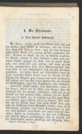 I. Die Sternkunde.