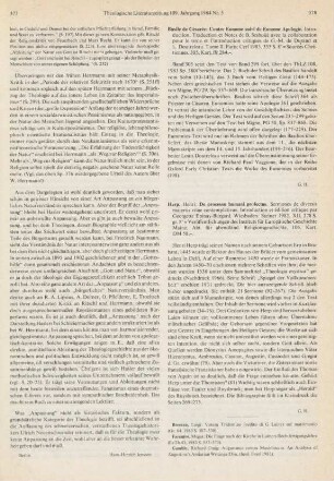 378 [Rezension] Basile de Césarée, Contre Eunome