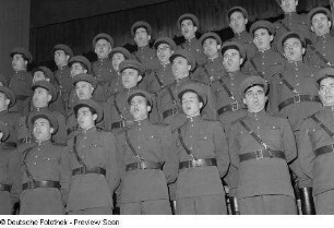 Militärchor eines bulgarischen Ensembles