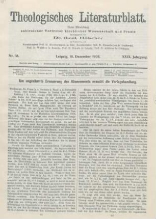 601-605 [Rezension] Feldmann, Franz, Der Knecht Gottes in Isaias Kap. 40 - 55
