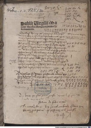 Bucolica : mit Argumenta zu Georgica und Aeneis von Pseudo-Ovidius