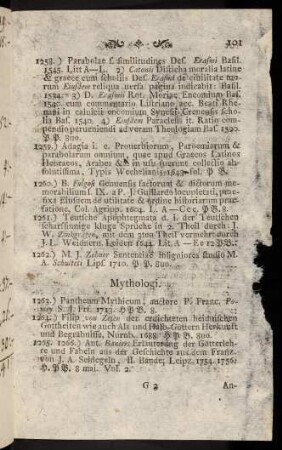 101-104a, Mythologi - Nummarii