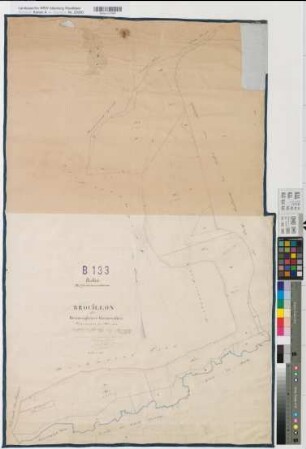 Recklinghausen (Recklinghausen), Teilung der Brüninghofer Gemeinheit, Brouillonkarte