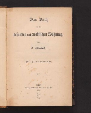 Das Buch von der gesunden und praktischen Wohnung