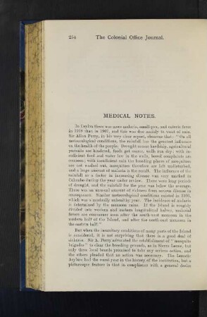 Medical Notes