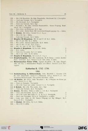 Katharina II. (Nr. 1412-1956)