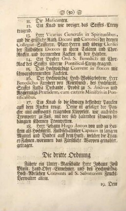 Die dritte Ordnung