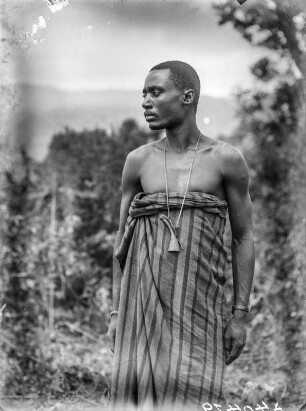 Mann der Chagga : Portrait eines Mannes der Chagga.
