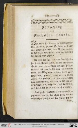 Fortsetzung des Sechsten Stuecks