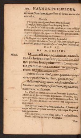 Cap. XX. De Minoribus.