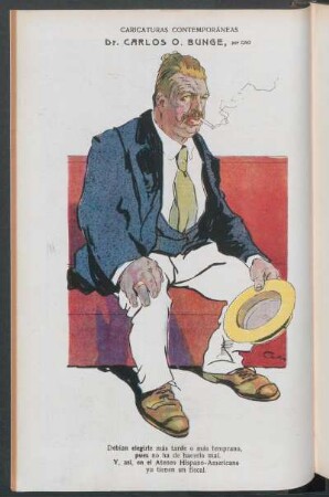 Dr. Carlos O. Bunge : Caricaturas contemporáneas