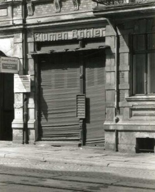 Görlitz, Landeskronstraße 36. Wohnhaus mit Laden (um 1895). Laden